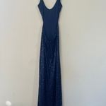 Bardot Knox Midi Sequin Dress In Navy Sequin Photo 8
