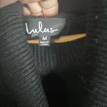 Lulus  black cowl neck sweater dress Photo 8