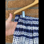 Anthropologie Corey Lynn Calter Blue Linen Wide Cropped Nalu Pants size 10 Photo 3