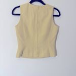 Ann Taylor  100% Silk Butter yellow V neck vest size 2P Photo 10