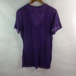 Fat Tuesday XL Mardi Gras Purple Thin Top Plus Size 18 Photo 5