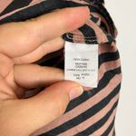 J.Crew Black & Tan Striped Popover Henley Top Style: 41253 Photo 4