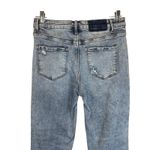 Lovervet by Vervet Distressed Acid Wash Cropped Jeans Womens Size 29 Blue Photo 6