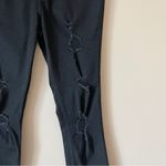 Hollister  | Black Distressed High Rise Crop Super Skinny Jeans Sz 26 Photo 1