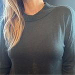 Dark Green Open Back Knit Dress Size M Photo 3