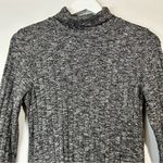 American Eagle  Women’s Long Sleeve Open Back Sweater Dress Black White Small EUC Photo 1