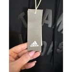  Women's VRCT Cropped Pullover Hoodie, Black Size XL NWT Team Adidas Photo 4