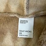 Gilly Hicks  Cropped Fleece Sherpa Hoodie Size XS in Praline Photo 5