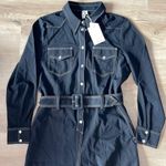 & Other Stories & OTHER STORIES Topstitched Belted Jumpsuit sz 8 Photo 1