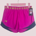 Under Armour NWT Pink and Navy Athletic Shorts for Performance - Small Photo 0