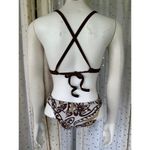 Honey Girl Waterwear Jules Reversible Triangle Sport Traci Brazilian Bikini S/XS Photo 2