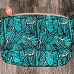 Colorful Floral Cosmetic Bag NWOT BOGO Pink Photo 0