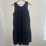 Everlane - The Weekend Tiered Midi Dress Black Size L Photo 2