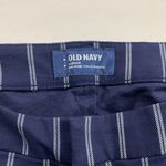 Old Navy PETITE  Dark Blue Pinstripe Harper Pant 14P Photo 3