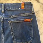 7 For All Mankind EUC Dark Blue Ankle Skinny B(Air) Mid Rise Jeans Sz 29 Photo 7