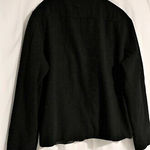 Alpine Swiss Mens Large Wool Blend Black Open Bottom Jacket JD Bomber Zipper Coat Photo 1