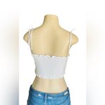 ZARA  Satin  Effect cropped Top with Tie shoulders Photo 15