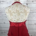 Amanda Smith  sexy formal ed halter neck tiered long dress size 10 Photo 7