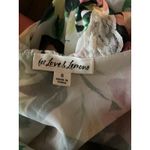 For Love & Lemons  Bailey Floral Asymmetrical long sleeve ruffle mini Dress S Photo 12