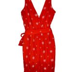 Loft  Red & White Floral Print Sleeveless Tank Jumper Women's Size 2 NEW $90 Photo 6