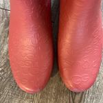 UGG  Rain Boots Women Size 8 Pink Rubber Fur Lining Rare Vintage F50012G logo Y2K Photo 3