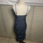 Revolve  Lena Womens Navy Blue Ruched Sleeveless Adjustable Tank Dress Size Small Photo 1