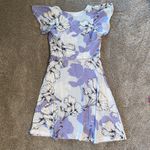 Simply Styled Pastel Floral Dress Purple Size 14 Photo 2