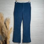 Free People corduroy pants slit slim flare stretchy 24 western boho Photo 0