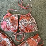 Altar'd State Pink Floral Bikini Photo 2