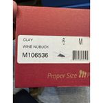 Munro  Clay Slip On Sneaker Size 6 M Burgundy Leather Cushioned Shoes Loafer‎ Photo 8