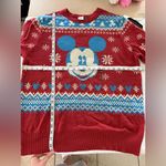 Disney  women’s Red and Blue Knit Christmas Sweater size 2xl Photo 1