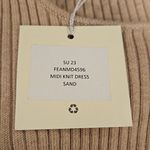 💕FAVORITE DAUGHTER💕 The Midi Knit Dress ~ Sand Small S NWT Photo 8