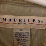 Maurice's Women’s Tan Corduroy Jacket Women’s Size: XL with pockets Photo 7