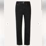 RE/DONE  70S Stove Pipe Black Jeans Photo 2