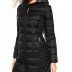 Michael Kors Black Quilted Down Puffer Coat Size M Photo 0