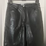 Wilfred NEW Aritzia The Melina High-waisted Vegan Leather Pants Black Photo 7