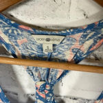 Women’s Lucky Lotus pink/blue racerback tank top Small Pink Photo 2