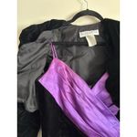 Vintage 80s 90s Roberta Black Dress Jacket SET Party Prom‎ Small Medium Photo 4