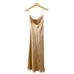 Show Me Your Mumu Verona Cowl Dress Champagne Luxe Satin size Small Photo 5
