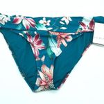 La Blanca  Flyaway Orchid Shirred Banded Hipster Swim Bikini Bottoms Blue 14 Photo 2