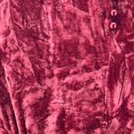Silence + Noise Y2K Asymmetrical Velvet Dress Wine Red Large Photo 4