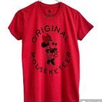Disney Parks Mickey Mouse Original Mouseketeer Red T-Shirt Women Sz S Mini Mouse Photo 0