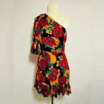 TALULAH La Maison Barcelona Bloom Mini Dress in Bright Bloom Size Medium $350 Photo 2