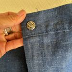 None Vintage selvage denim jeans size 8 high rise wide straight leg crisp denim new Photo 5