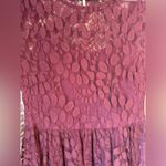 Free People NWOT Dress Women's Floral Mesh Lace Purple | Size 4 Photo 2