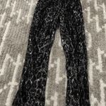 RtA Ash Metallic Sequin Leopard Track Pants Medium M Photo 7