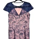 JS Collections  WINNIE COLUMN GOWN Dark Blush Lace Overlay Sz 10 Mother of Bride Photo 12