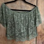 Ambiance Apparel  Lace Crop Top. Size Large Photo 6