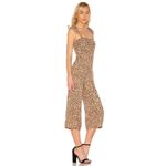 Faithfull the Brand Women's Mila Animal Print Tie Straps Elsa Jumpsuit Size XS Photo 2