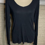 Ralph Lauren Polo  Sport Black Pima Cotton Lyocell Crewneck‎ Long Sleeve Top XL Photo 0